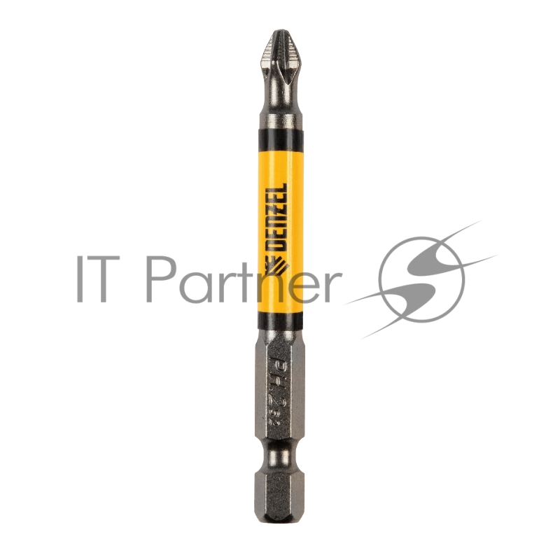 Набор бит PH2х70, сталь S2, круглый профиль, 10 шт.// Denzel