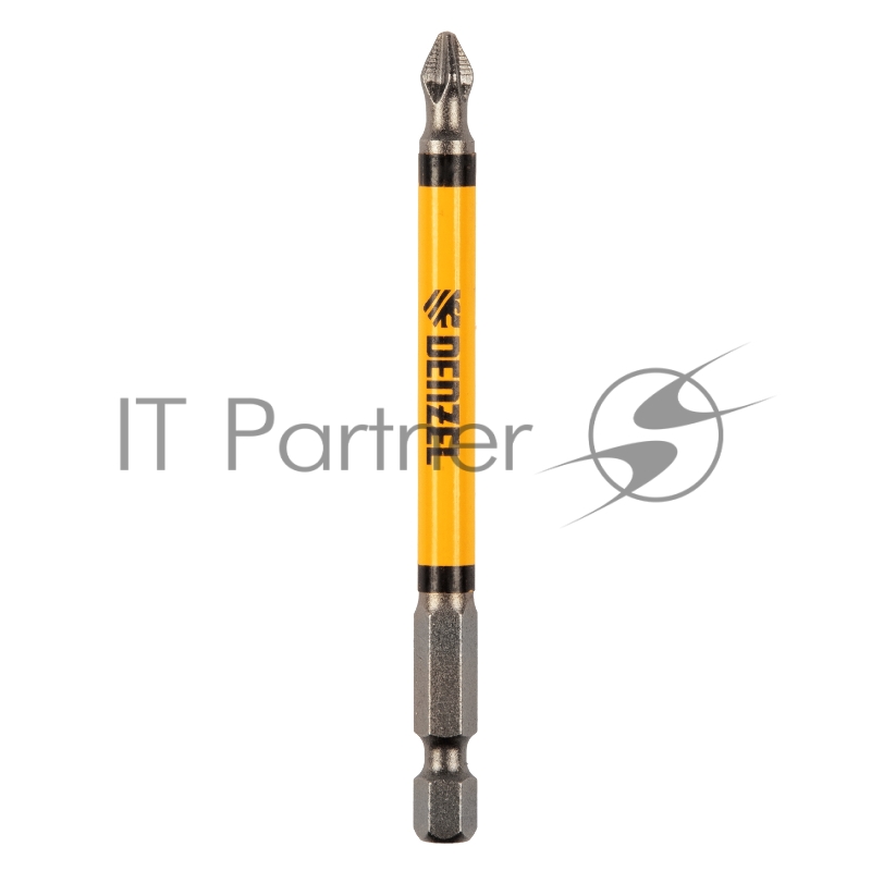 Набор бит PH2х90, сталь S2, круглый профиль, 10 шт.// Denzel