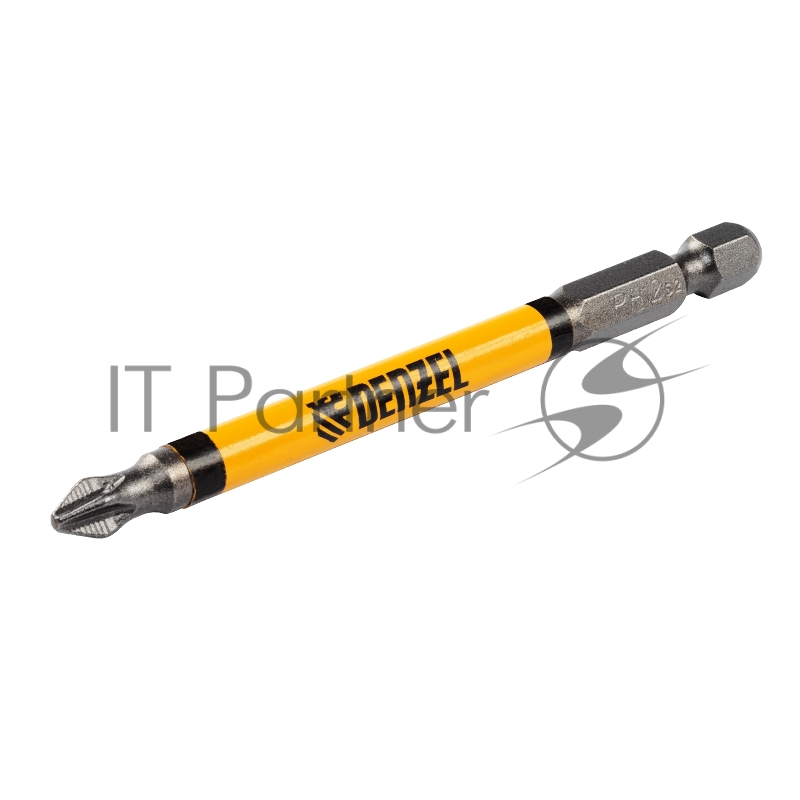 Набор бит PH2х90, сталь S2, круглый профиль, 10 шт.// Denzel