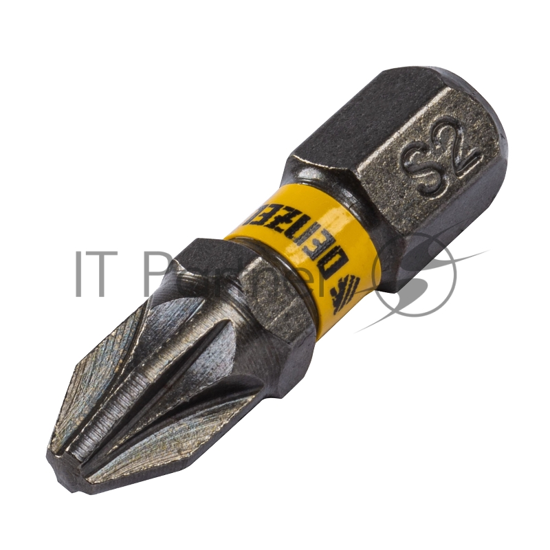 Набор бит PZ2х25, сталь S2, шестигранный профиль, 10 шт.// Denzel