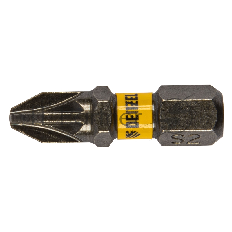 Набор бит PZ2х25, сталь S2, шестигранный профиль, 10 шт.// Denzel