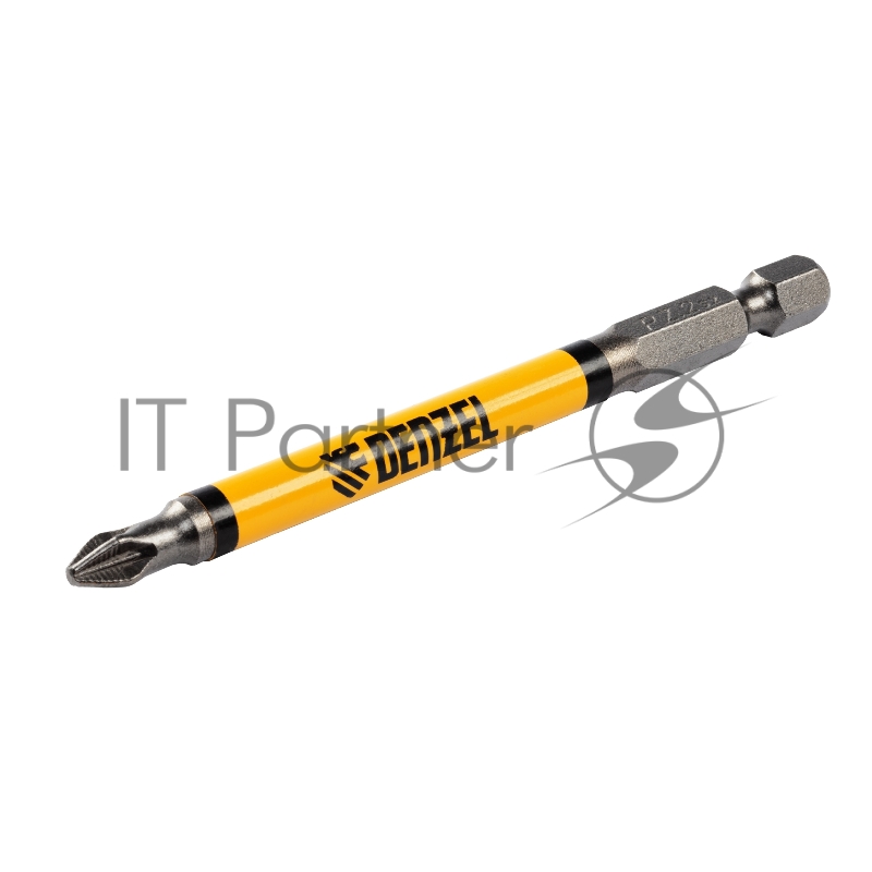 Набор бит PZ2х90, сталь S2, круглый профиль, 10шт.// Denzel