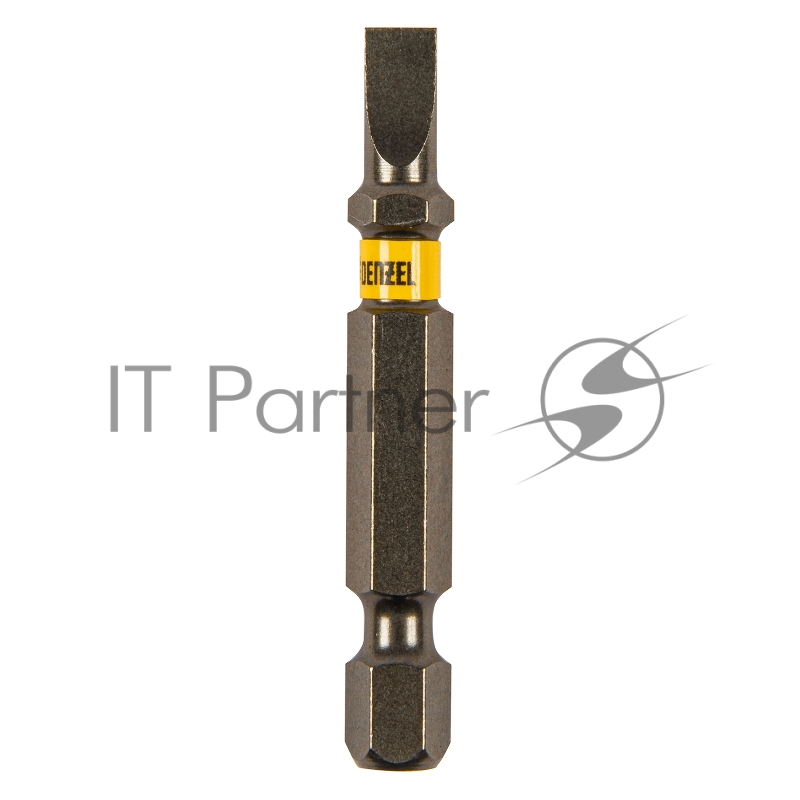 Набор бит SL5,0х50, сталь S2, шестигранный профиль, 2 шт.// Denzel