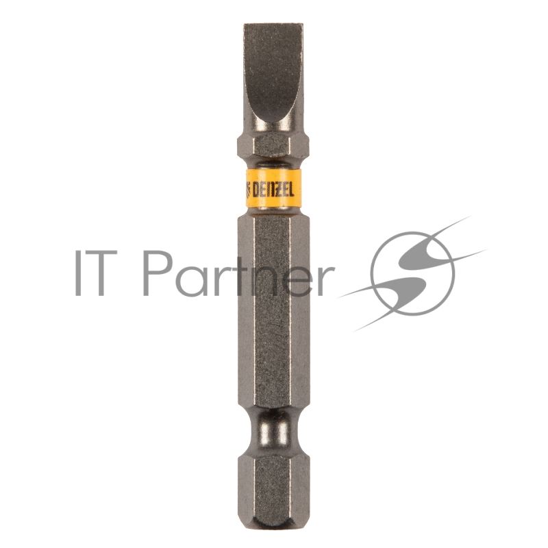 Набор бит SL6,0х50, сталь S2, шестигранный профиль, 10шт.// Denzel