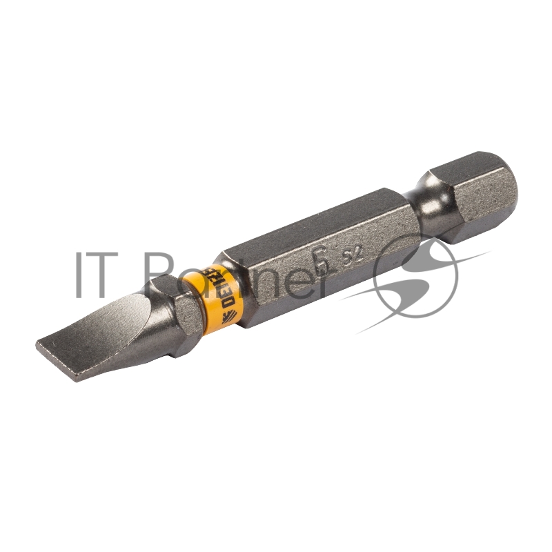 Набор бит SL6,0х50, сталь S2, шестигранный профиль, 10шт.// Denzel