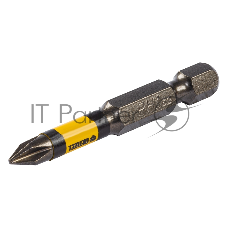 Набор бит комбинированный 3 шт., РН1, РН2, РН3, 50 мм, сталь S2// Denzel