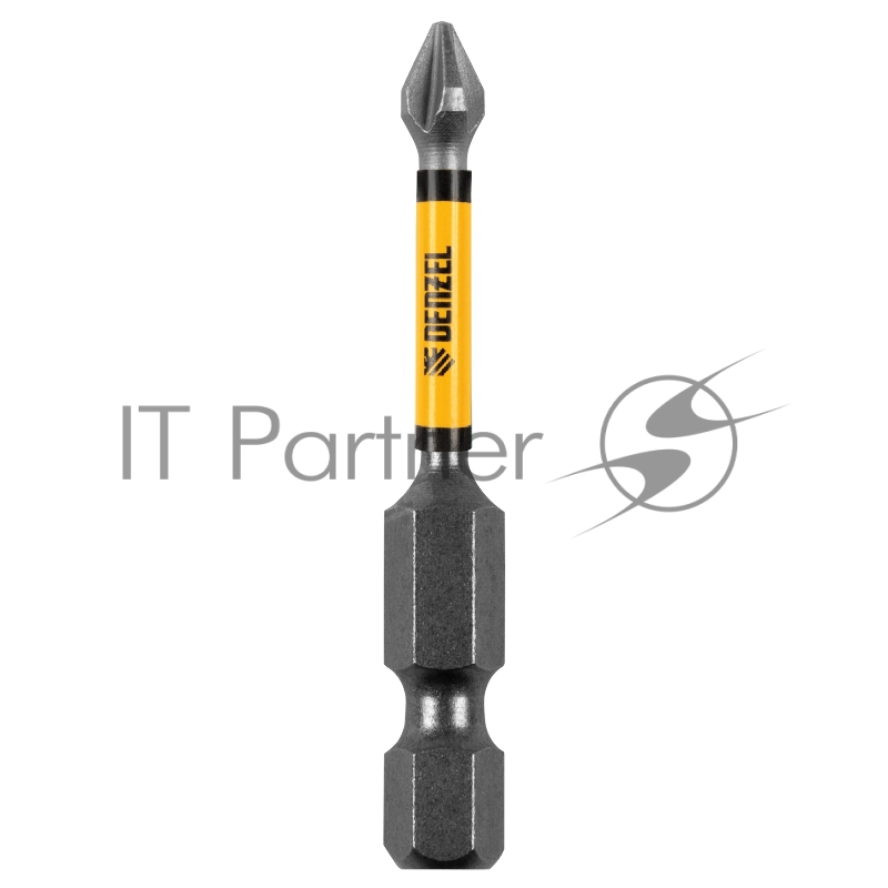 Набор бит торсионных PH1x50 мм, лазерная обработка шлица, сталь S2, 10 шт.// Denzel
