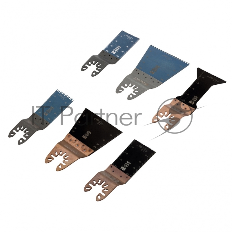 Набор насадок для МФИ по дереву и металлу, 6 шт. // Denzel