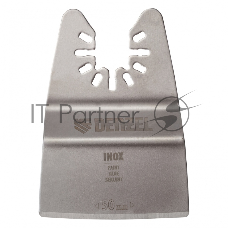 Насадка-шабер для МФИ, Inox, для снятия краски, ширина 50 мм, ступенчатая// Denzel
