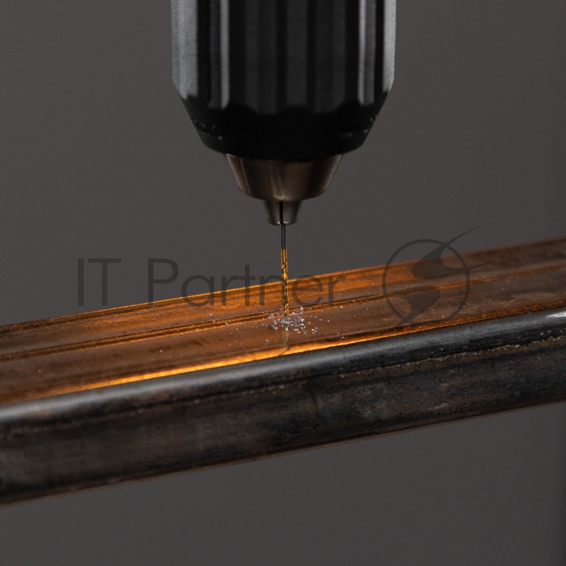 Набор сверл по металлу, 1-10 мм, HSS-Tin, Golden Tip, 10 шт// Denzel