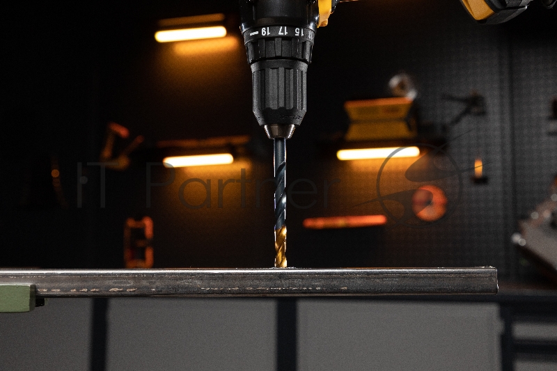 Набор сверл по металлу, 1-10 мм, HSS-Tin, Golden Tip, 10 шт// Denzel