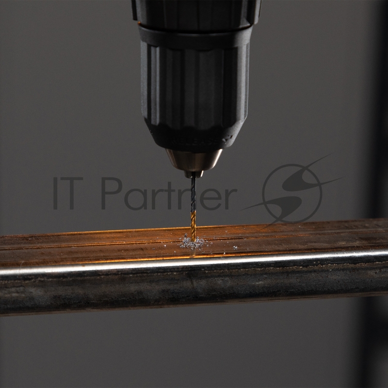 Набор сверл по металлу, 1-13 мм, HSS-Tin, Golden Tip, 25 шт// Denzel