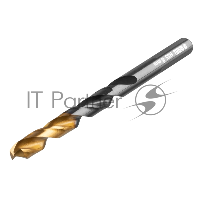 Набор сверл по металлу, 1-13 мм, HSS-Tin, Golden Tip, 25 шт// Denzel