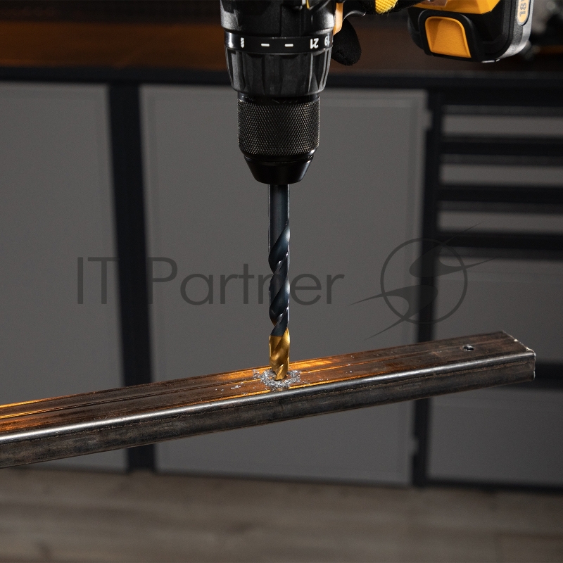 Набор сверл по металлу, 1-13 мм, HSS-Tin, Golden Tip, 25 шт// Denzel