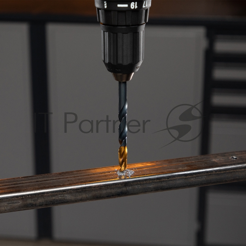 Набор сверл по металлу, 1-13 мм, HSS-Tin, Golden Tip, 25 шт// Denzel