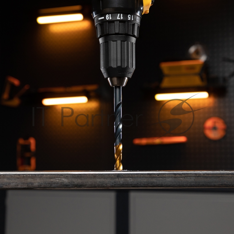 Набор сверл по металлу, 2-3-4-5-6-8 мм, HSS-Tin, Golden Tip, 6 шт// Denzel