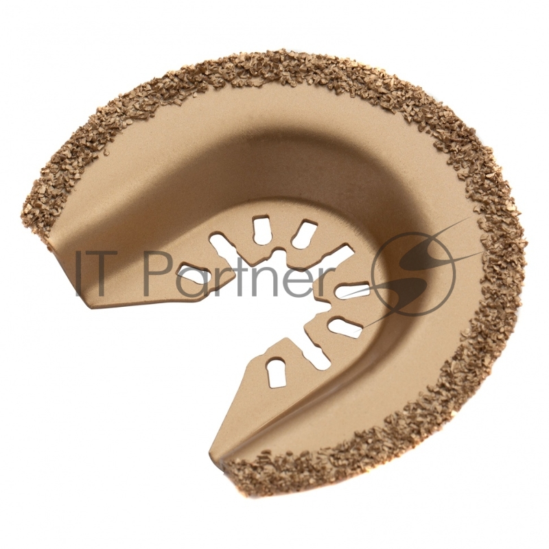 Насадка для МФИ режущая полукруг., HM, по плитке и дереву, 65 мм // Denzel