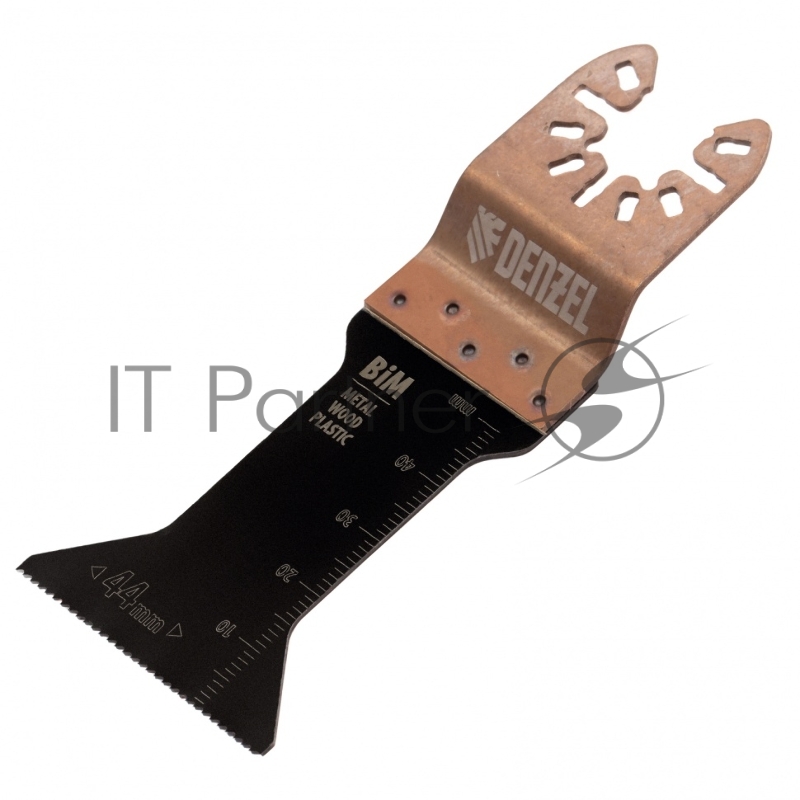 Насадка для МФИ режущая Т-образная, BiM, по металлу и дереву, 44 x 1,4 мм, мелкий зуб// Denzel