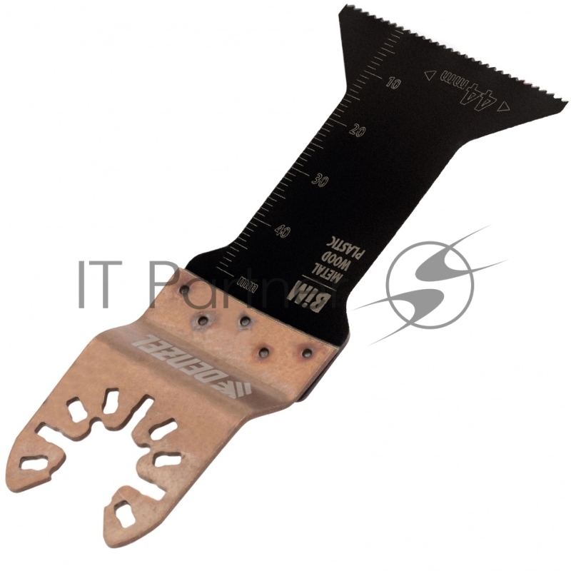 Насадка для МФИ режущая Т-образная, BiM, по металлу и дереву, 44 x 1,4 мм, мелкий зуб// Denzel