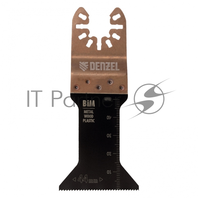 Насадка для МФИ режущая Т-образная, BiM, по металлу и дереву, 44 x 1,4 мм, мелкий зуб// Denzel