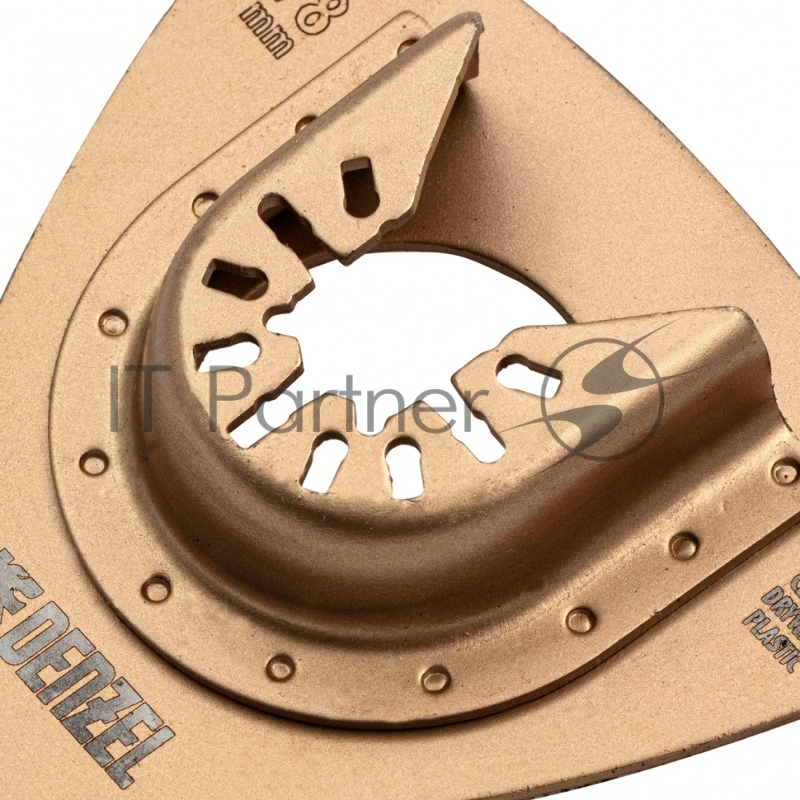 Насадка для МФИ шлифовальная дельтовидная, HM, по плитке и дереву, 78 мм // Denzel