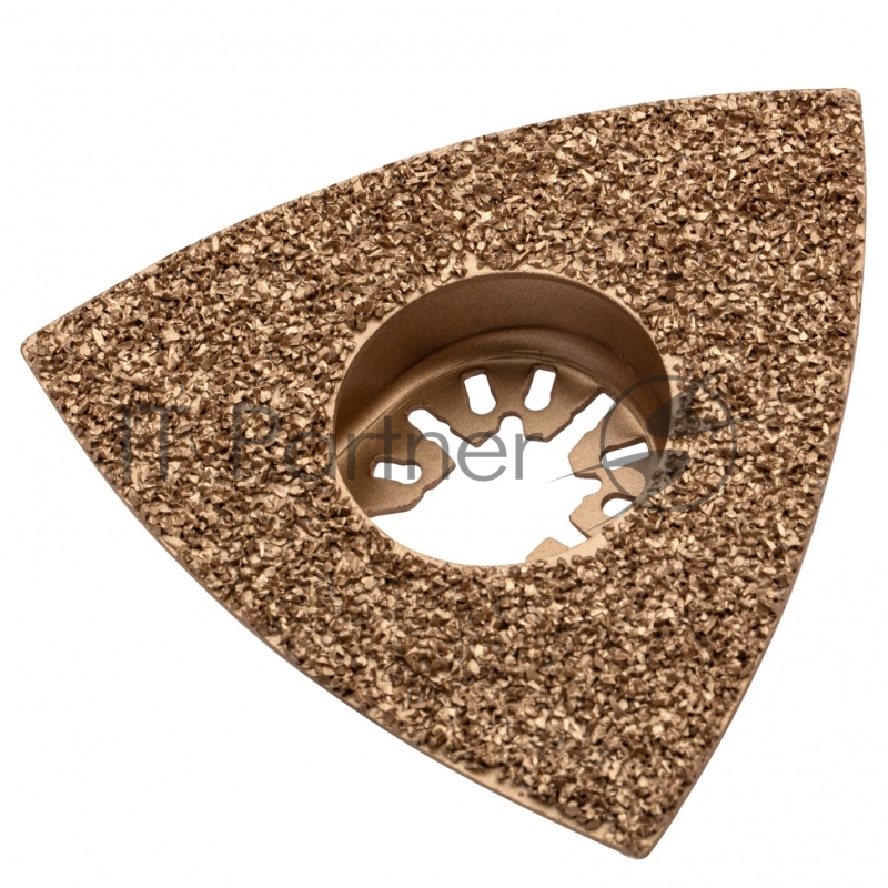 Насадка для МФИ шлифовальная дельтовидная, HM, по плитке и дереву, 78 мм // Denzel