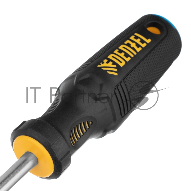Отвертка SL8x150 мм, CrV, трехкомпонентная рукоятка// Denzel