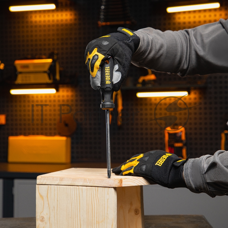 Отвертка PH3х150 мм, CrV, трехкомпонентная рукоятка// Denzel