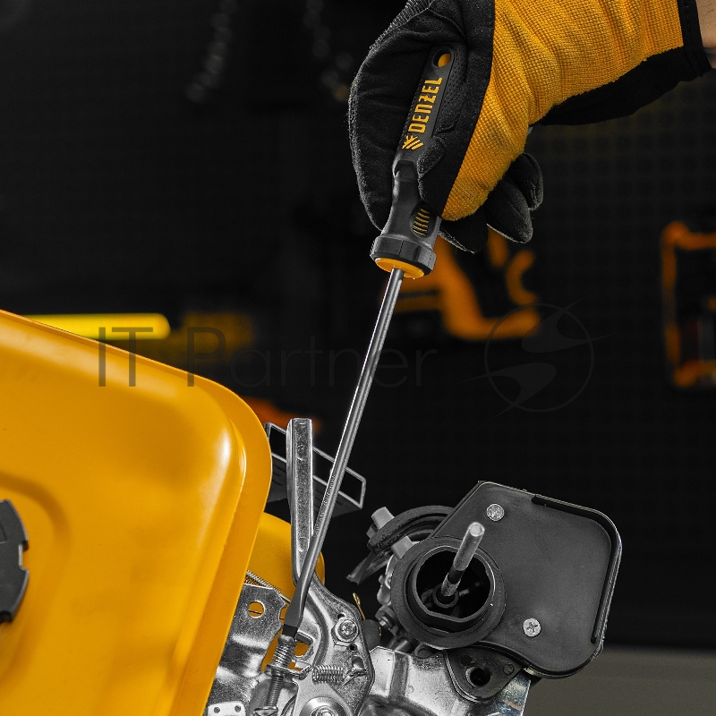 Отвертка SL5x150 мм, CrV, трехкомпонентная рукоятка// Denzel