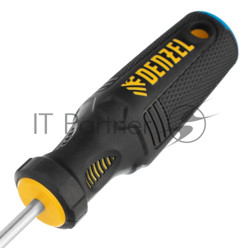 Отвертка SL5x75 мм, CrV, трехкомпонентная рукоятка// Denzel