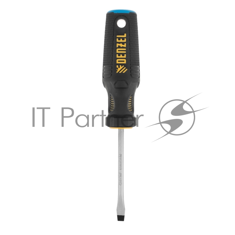 Отвертка SL5x75 мм, CrV, трехкомпонентная рукоятка// Denzel