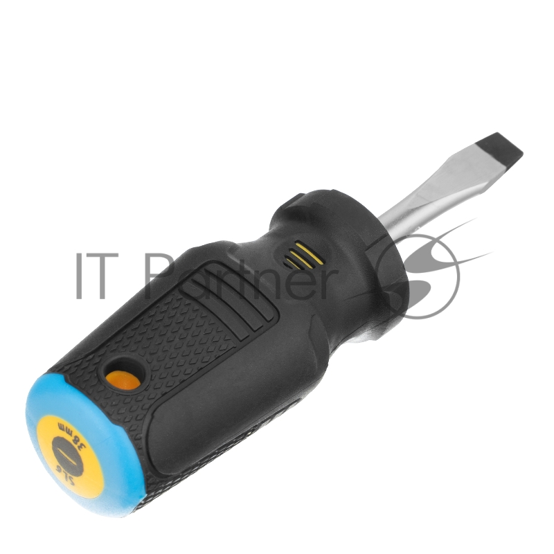 Отвертка SL6x38 мм, CrV, трехкомпонентная рукоятка// Denzel