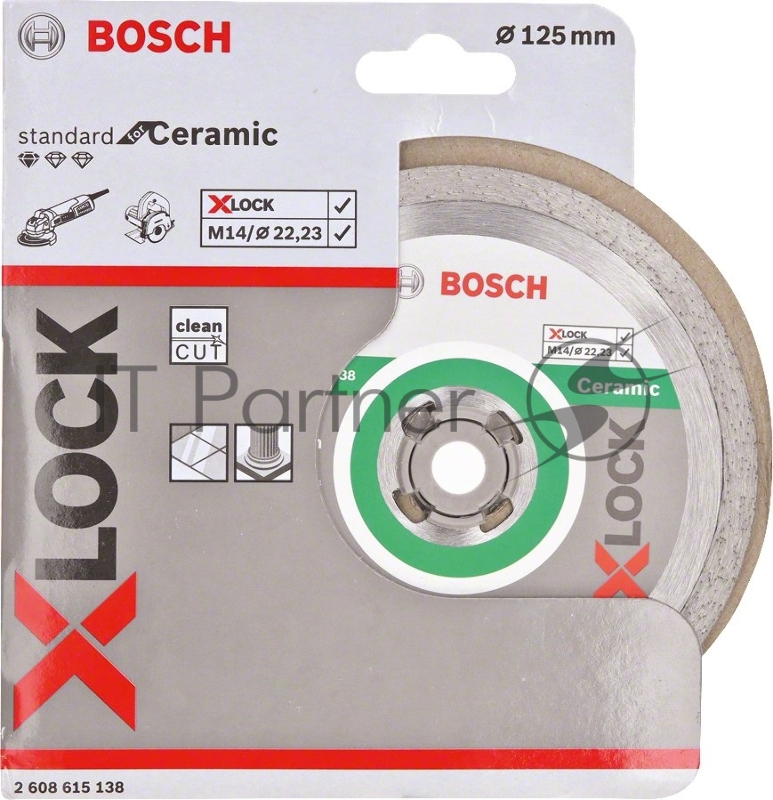 Диск алмазный по керам. Bosch Standard (2608615138)