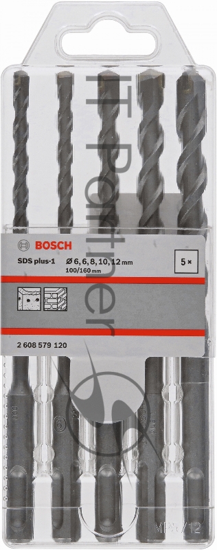 Набор буров Bosch 2608579120 по бетону (5пред.) для перфораторов
