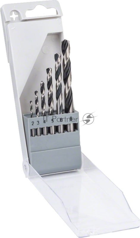 Набор сверл Bosch HSS PointTeQ (2608577346) по металлу (6пред.) для шуруповертов/дрелей