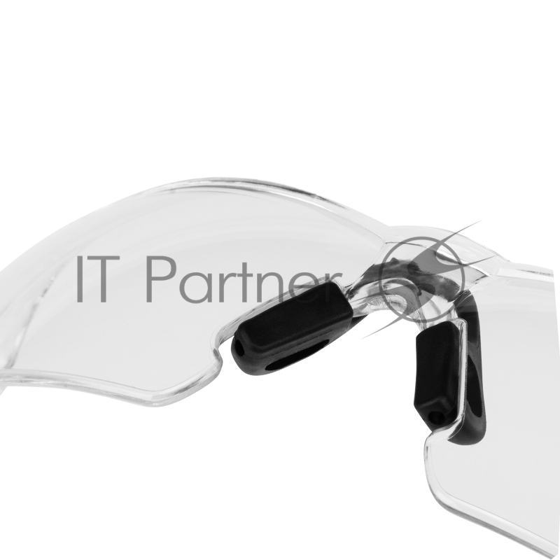 Очки защитные открытые, поликарбонатные, прозрачная линза, 2х комп.дужки// Denzel