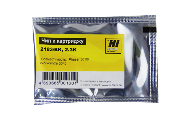 Расходные материалы Hi-Black Чип к картриджу 106R02183 для Xerox Phaser 3010/3040/3045 (Hi-Black) , 2.2/2.3K