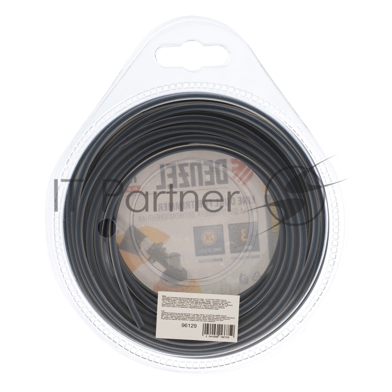 Леска для триммера двухкомпонентная круглая 3,0мм 15 м EXTRA CORD// Denzel