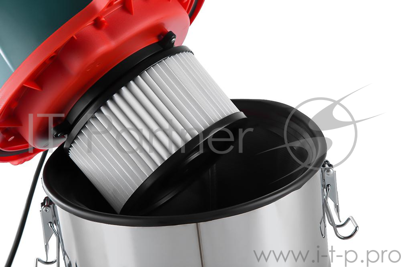 Пылесосы строительные Hammer Flex PIL20A Пылесос 181-001 196422 {для сух/вл уборки 1400Вт 20л + розетка для электроинструмента}