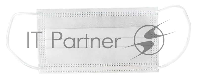 Маска гигиеническая однораз. 3-слой. на резинке голубой (упак.:10шт) (6711052)