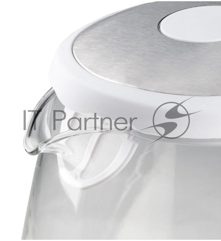 Чайник электрический Galaxy LINE GL0560, стекло/белый