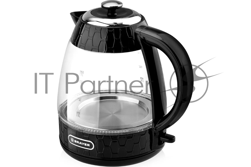 Чайник BRAYER BR1047 STRIX, 2200 Вт, 1,7 л