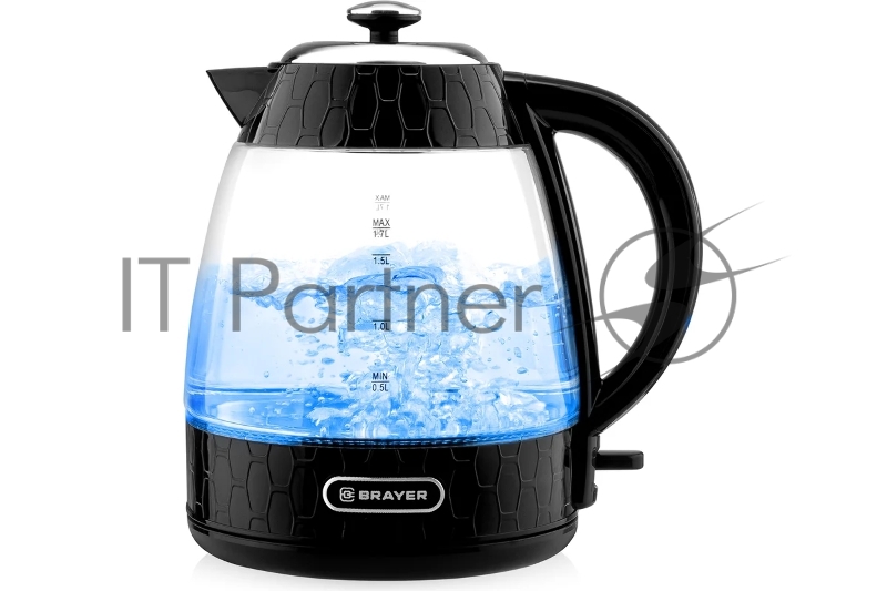 Чайник BRAYER BR1047 STRIX, 2200 Вт, 1,7 л
