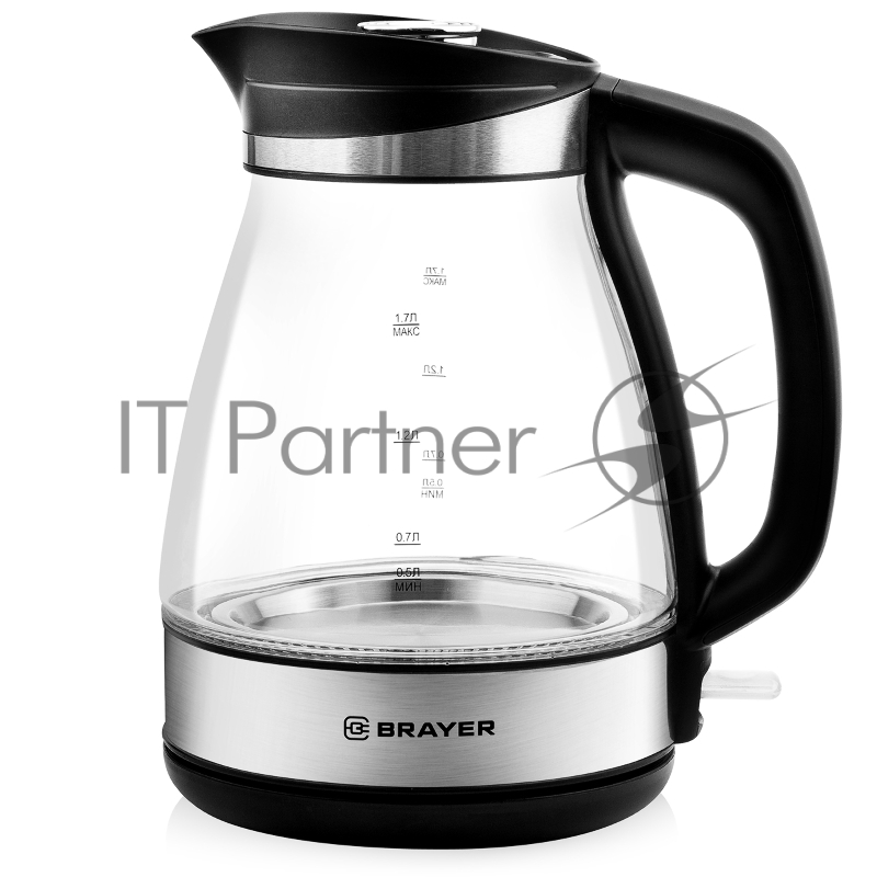 Чайник BRAYER BR1048, 2200 Вт, 1,7 л