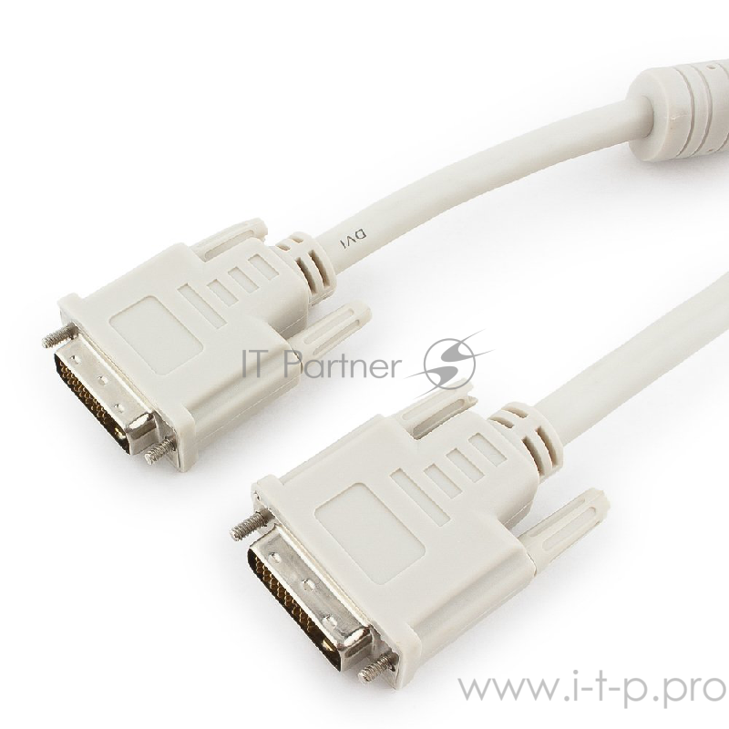 Кабель Кабель DVI-D single link Gembird, 4.5м, 19M/19M, экран, феррит.кольца, пакет CC-DVI-15