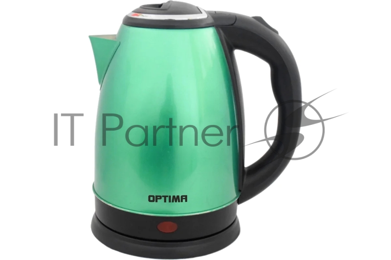 Чайник электрический OPTIMA EK-1808SS 1,8л, нержавейка, зеленый