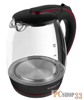 Чайник Scarlett SC-EK27G71 (Rosso Nero)