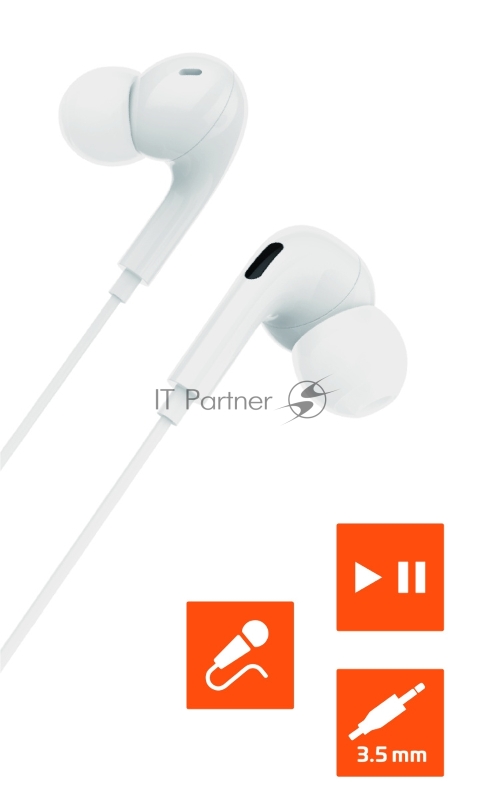 Наушники внутриканальные GoPower GPHP06 белый