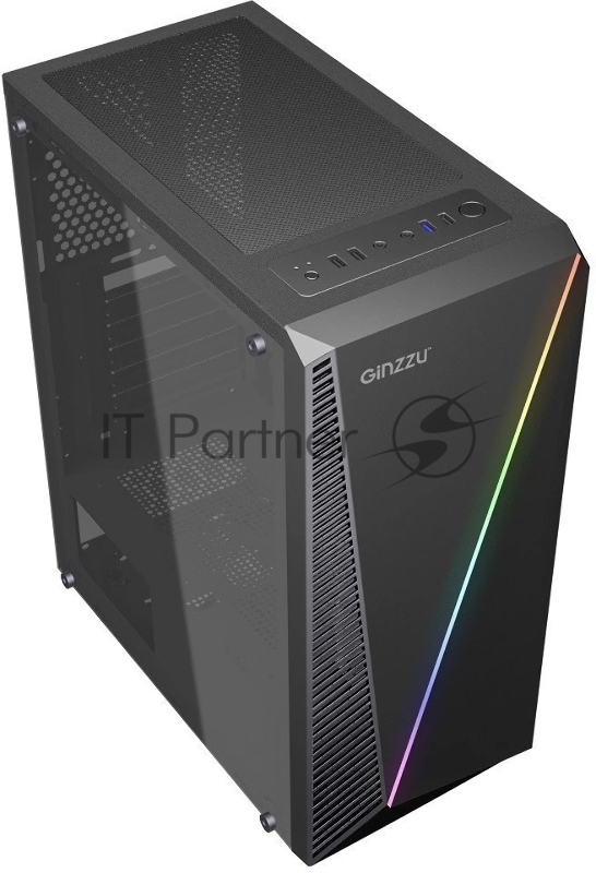 Корпус Ginzzu SL150 панель с RGB подсветкой