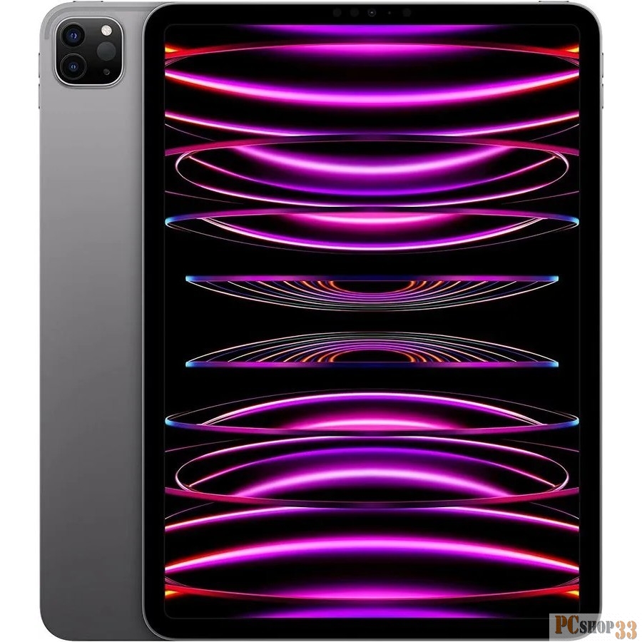 Планшет Apple iPad Pro 2022 A2759 M2 8C RAM8Gb ROM128Gb 11 IPS 2388x1668 iOS серый космос 12Mpix 12Mpix BT WiFi Touch 10hr
